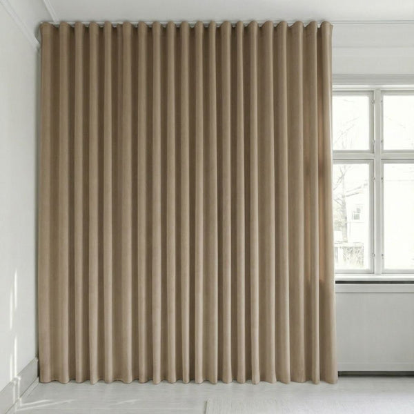 Rideau en velours sur mesure – Bris - Camel - C2630