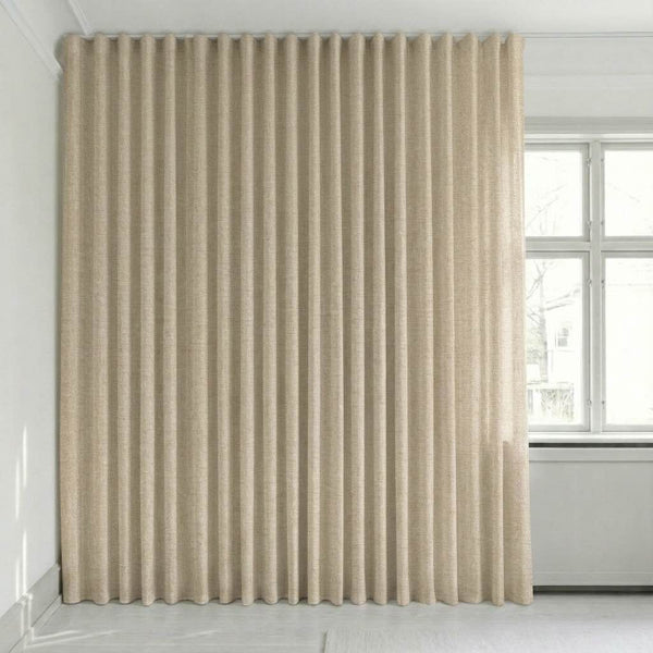 Semitransparant gordijn op maat – Disa - Oatmeal Beige - C2421
