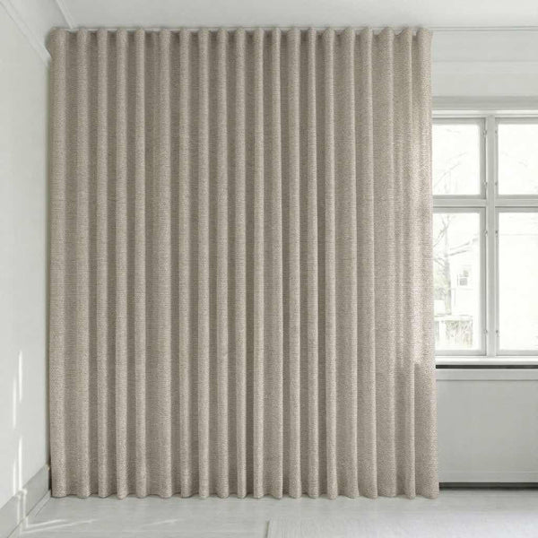Semitransparant gordijn op maat – Disa - Straw Beige - C2402
