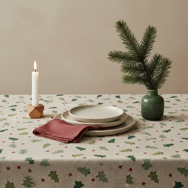Kersttafelkleed - Xmas Tree
