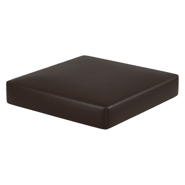Leren zitkussen - Dark brown - S3002