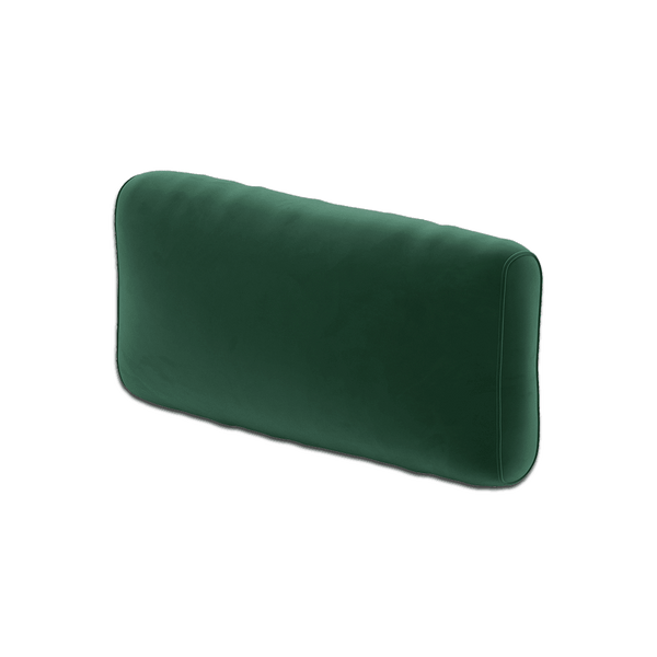 Coussin de dossier souple sur mesure en Velour - Forest. - S6019