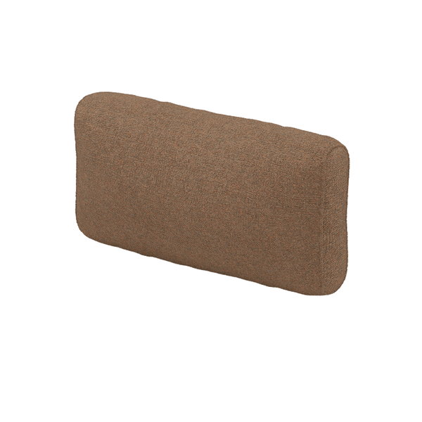 Zacht rugkussen op maat in wol - Redwood - S7014´