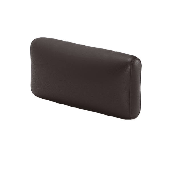 Weiches Rückenkissen aus Leder nach Maß - Dark Brown - S3002.