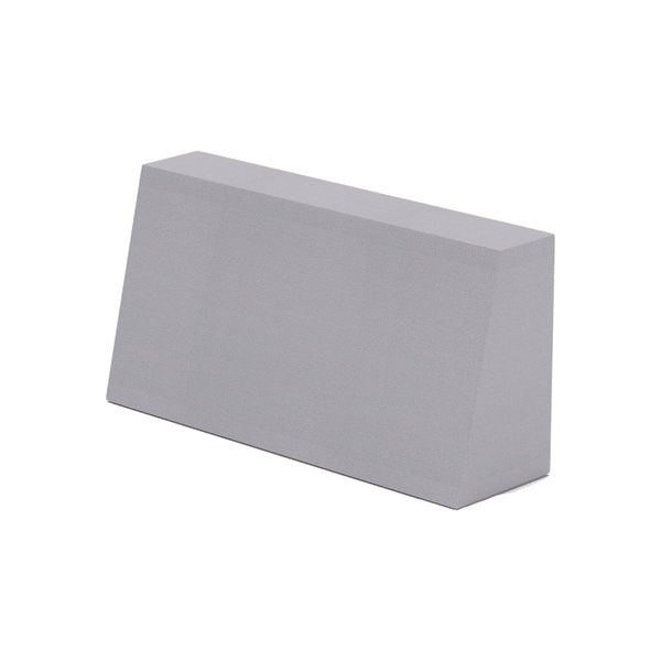 Schuin rugkussen op maat in Sunbrella - Piedra - S4225