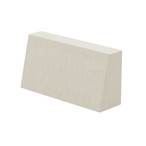 Schuin rugkussen op maat in Cosy - Beige - S8102