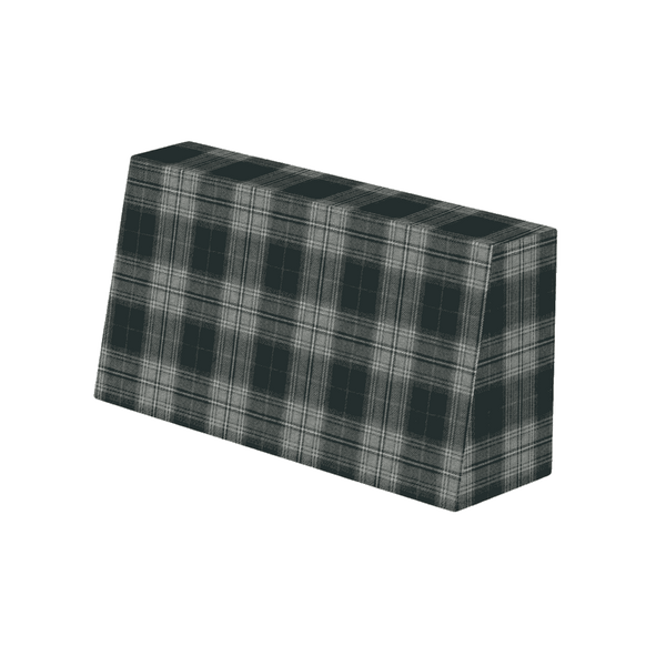 Rugkussen (schuin) - Obsidian - S7211.