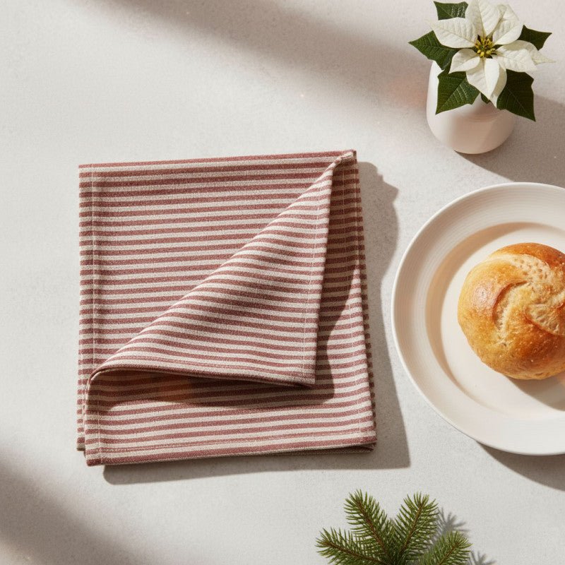 Santa Hør Juleserviet
